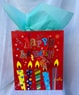 Happy Birthday Gift Bag with Tissue Paper (gift bag may vary)